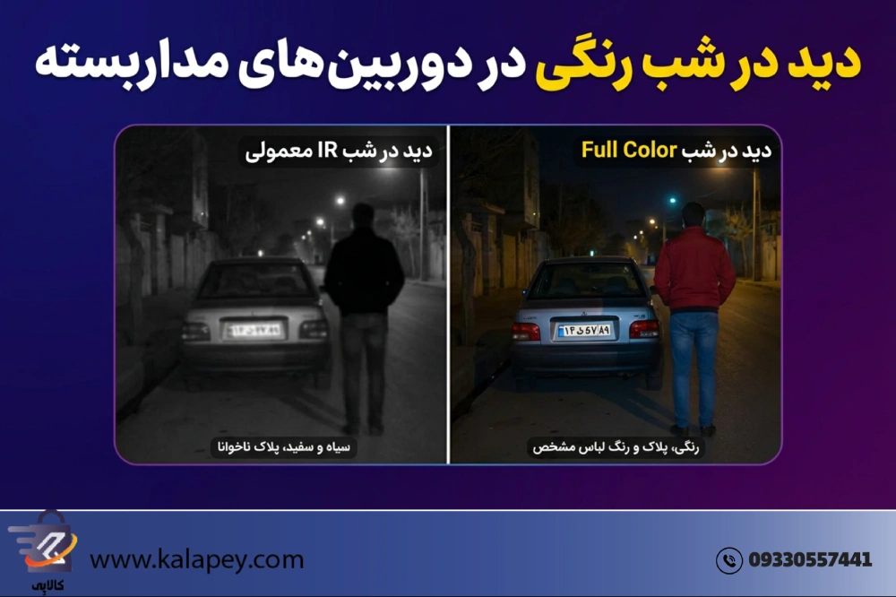 دید در شب رنگی در دوربین های مداربسته؛ واقعیت یا تبلیغات؟